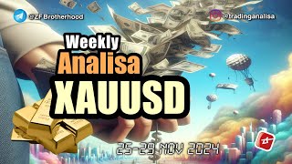 Weekly Analisa Teknikal XAUUSD tgl 2528 Nov 2024 [upl. by Vasileior323]