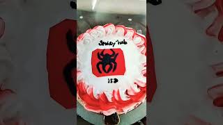 New spider cake with fondant spider [upl. by Nede]