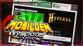 HYPİXEL MCPE SERVER E NASIL GİRİLİR İOS ANDROİD W10  JAVA HYPİXEL   minecraft pe hypixel server [upl. by Alleacim]