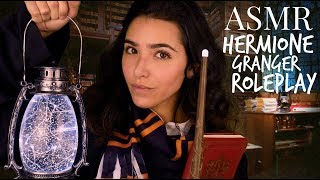 ASMR Hermione Roleplay  HARRY POTTER Personal attention Crinkly sounds Light Page turning [upl. by Bomke]