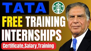 TATA Free Training Internships  Eligible 10th Pass Jobs  TATA Apprenticeship 2024 [upl. by Iloj]