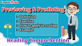 Reading Comprehension Skill 4 Previewing And Predicting [upl. by Ellerihs]