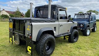 LANDROVER DEFENDER 90 CUMMINS CUSTOM [upl. by Kammerer]