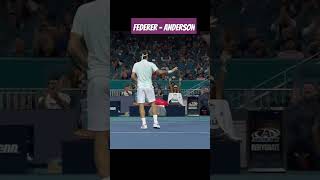 Roger Federer  Anderson Crazy Point [upl. by Reel]