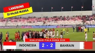 🔴K3OS  Timnas Indonesia vs Bahrain Kualifikasi Piala Dunia 2026 Putaran Ketiga Grub C [upl. by Perusse]