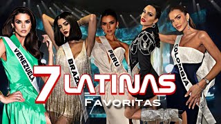 Miss Universe 2024 Las 7 latinas Favoritas [upl. by Aneela]