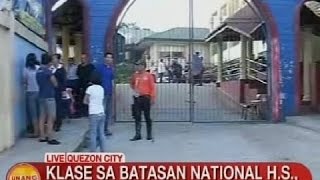 UB Klase sa Batasan National High School hahatiin sa 2 shift [upl. by Illah686]