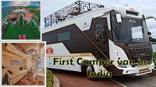 Indias First Luxury Camper BUS  Camping BUS  Motohom  Prathmesh Chaukekar Celebrity Vanity Van [upl. by Eelano605]