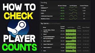 How To Check ANY GAMES Player Count Steam 2021 [upl. by Aitnauq]