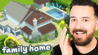 The best family house Ive ever built in The Sims 4 [upl. by Ailana]