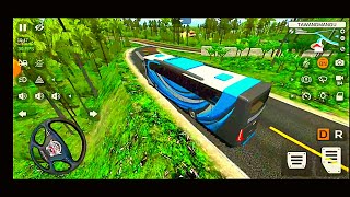 Ooty Hills Bus Wala Game Bus Struggled Turning on Bend Road Hairpin Bend Driving Android Games [upl. by Lehcer]