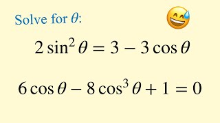 Solving Trigonometric Equations  Alevel Mathematics [upl. by Ordnajela]