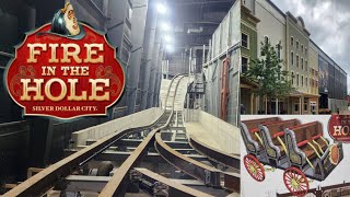 Fire in the Hole Construction Tour  New for 2024 at Silver Dollar City [upl. by Wearing799]