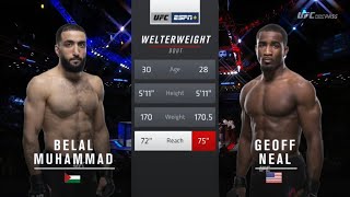 UFC Fight Night 143 Muhammad vs Neal Full Fight Highlights [upl. by Leunamme]