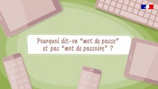 Les réflexes pour votre cybersécurité  Pourquoi diton mot de passe et pas mot de passoire [upl. by Joyce]