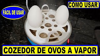 Cozedor de ovos a vapor como usar 50minutos [upl. by Everett]