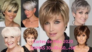 CORTES DE CABELLO CORTO DAMAS 3040506080 [upl. by Eillen63]