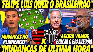 quotMUDANÇAS de ÚLTIMA HORAquot FELIPE LUIS deu ESPORRO e MÍDIA RASGA ELOGIOS quotVAI BUSCAR o BRASILEIRÃOquot [upl. by Ylevol]