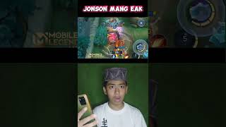 Build Jonson Mang Eak Damagenya Bisa Sesakit Ini 🤔😱 mobilelegends mlbb mobilelegendsid [upl. by Vania]