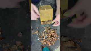 Using PINECONES as shingles for a birdhouse  Pinecone Craft ideas [upl. by Worsham829]