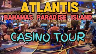 Atlantis Bahamas  Casino Full Tour  Paradise Island Nassau Bahamas 2024  Atlantis 4k [upl. by Ahser]