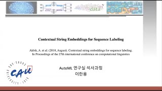 CAUPR2 Contextual String Embeddings for Sequence Labeling [upl. by Marika353]