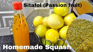 Sitafol Pallingeida Squash Semhourase Mayam  Homemade Passion fruits Squash  manipurihomemaker [upl. by Aram670]