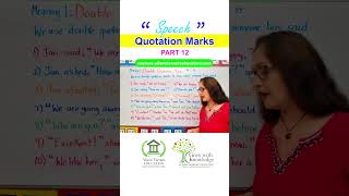 Using Speech Marks  Punctuating Direct Speech  EasyTeaching english writing punctuation speech [upl. by Aikkan501]