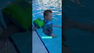 Little Boy Shows Off His Floating Skills To Mom 👏🏼 [upl. by Shatzer]