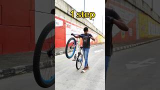 How to wheelie in cycle tutorial 13 second 🚴😱  shorts cyclestunt wheelie stunt video [upl. by Pejsach]