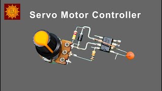 DIY Servo Motor Controller  Servo Motor Controller Circuit [upl. by Gimpel]