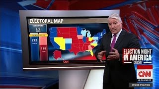 New electoral map amp Clintons election night plan [upl. by Etterual]