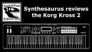 🎹 Korg Kross 2 61 quick review by Synthesaurus [upl. by Esor]