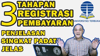 TUTORIAL CARA REGISTRASI ONLINE UNIVERSITAS TERBUKA LENGKAP PROSES PEMBAYARAN MAHASISWA UT TERKINI [upl. by Akehsar]