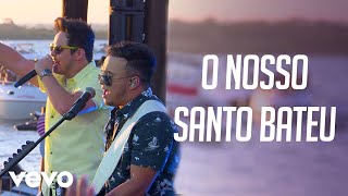 Matheus amp Kauan  O Nosso Santo Bateu – Na Praia Ao Vivo [upl. by Atinas245]