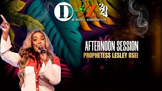 PROPHETESS LESLEY OSEI  DOZ CONVENTION DAY 5  AFTERNOON SESSION  JCC LIVE  30082024 [upl. by Santos]