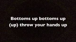 Bottoms Up  Trey Songz feat Nicki Minaj Lyrics [upl. by Imaon]