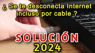 ¿Se te desconecta internet esporádicamente por cable de red Solución [upl. by Zerk]