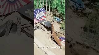 First FMX Triple Back Flip Nitro circus dirtbike scary crazy [upl. by Bernardina]