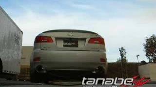 Tanabe Medalion Touring Exhaust Lexus IS250 IS350 [upl. by Auqinot]