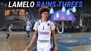 LaMelo Ball amp Gelo Ball MAKE IT RAIN Against BEST TEAM IN LITHUANIA Full Highlights 💦 [upl. by Yerdna]