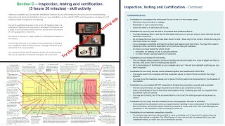 Section C  Inspection testing and certification of the composite installation from the AM2 [upl. by Ardiedak]