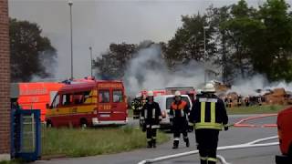 170617 Brand bei Südzucker in Ochsenfurt [upl. by Janey615]