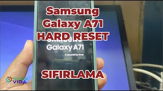 Samsung Galaxy A71 Telephone Hard Reset [upl. by Nolyaw]