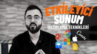 Etkileyici Sunum Hazırlama Teknikleri  Canva ile Her Şey Çok Basit [upl. by Ariem]