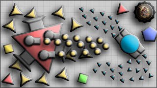 Diepio  NEW BATTLESHIP TANK UPDGRADE  BATTLESHIP VS DEFENDER MINIBOSS [upl. by Yroffej]