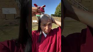 Japanese demons ASMR SAMURAI shavingtime 侍 razor [upl. by Lillis]