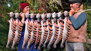 Fresh Trout Cooked in a Wood Fired Oven  A Traditional Delight [upl. by Chapman]