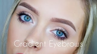 Gradient Eyebrows  Updated Brow Routine  Cosmobyhaley [upl. by Simah136]