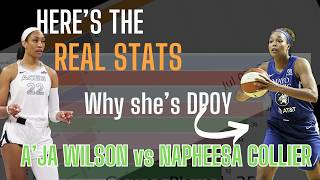 Aja Wilson VS Napheesa Collier Defensive Player of the Year  Real stats show who deserves it more [upl. by Aisenat153]